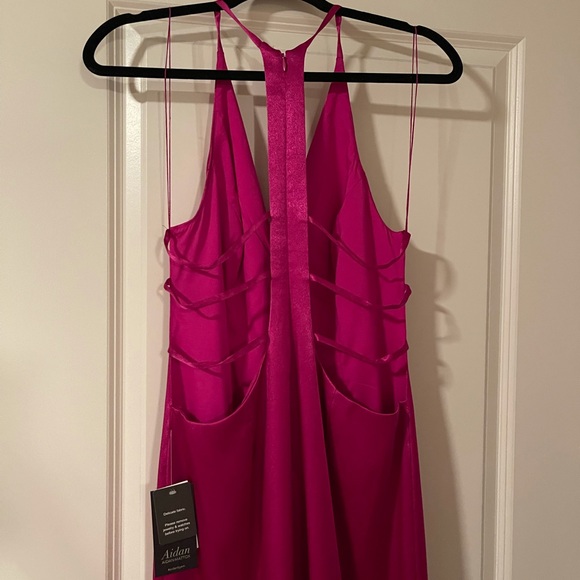 NWT Magenta Aidan Mattox gown - Picture 3 of 3